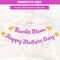 Mother’s Day Banner – Floral & Butterfly Garland, Party Backdrop & Decorations